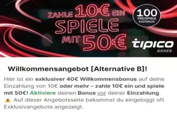 tipico bonus code ohne einzahlung.